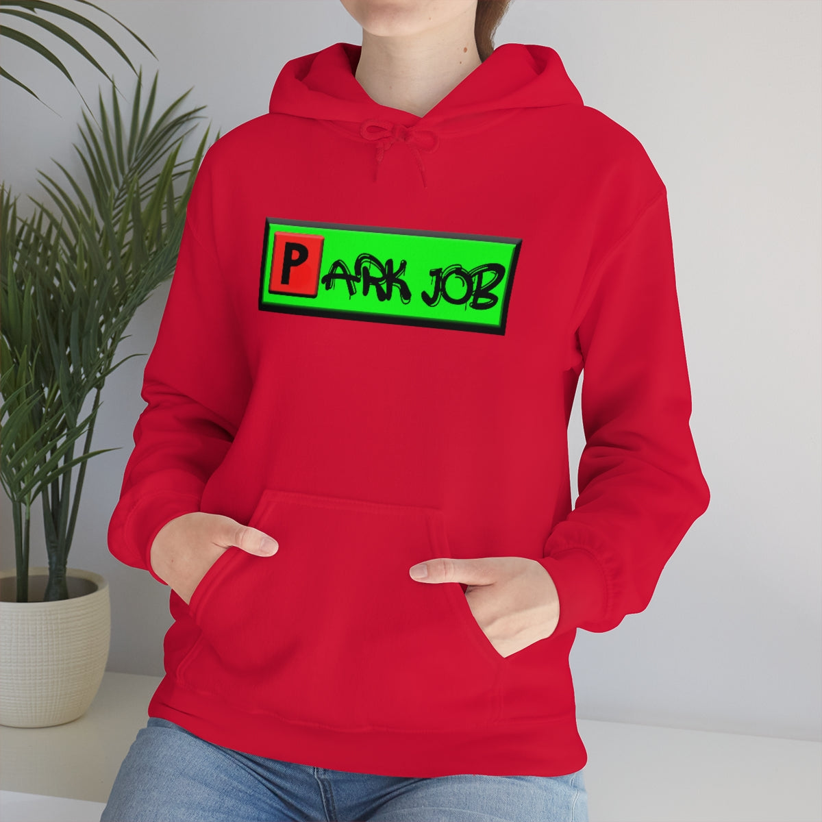 PJ Red and Green Unisex Heavy Blend™ Hooded Sweatshirt