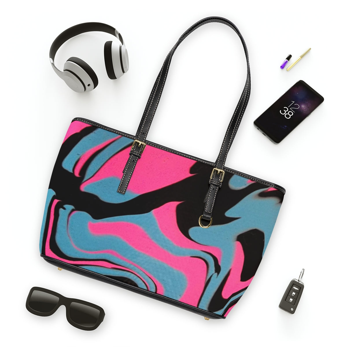 PU Leather Shoulder Bag