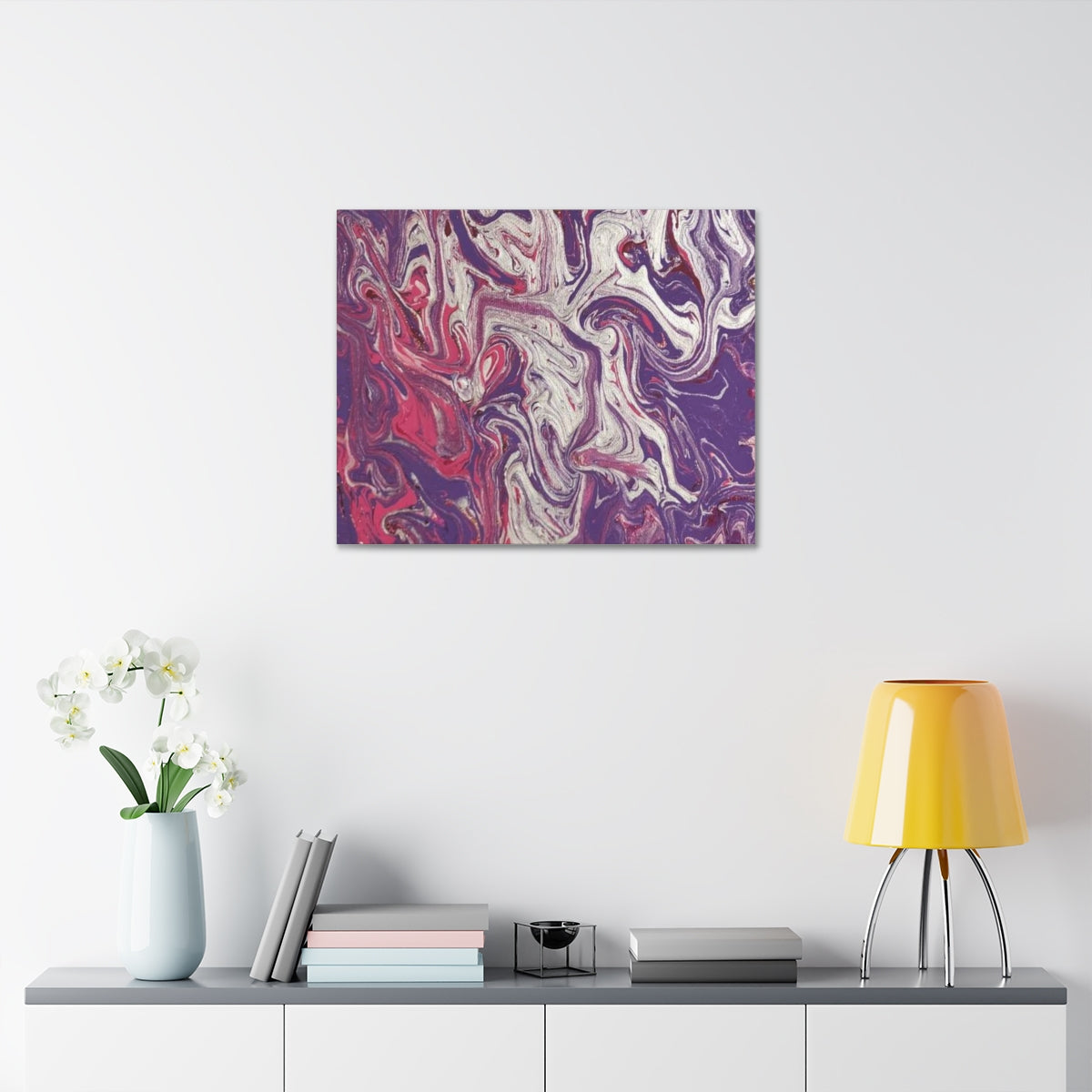 The Original Print "Silver and Purple"