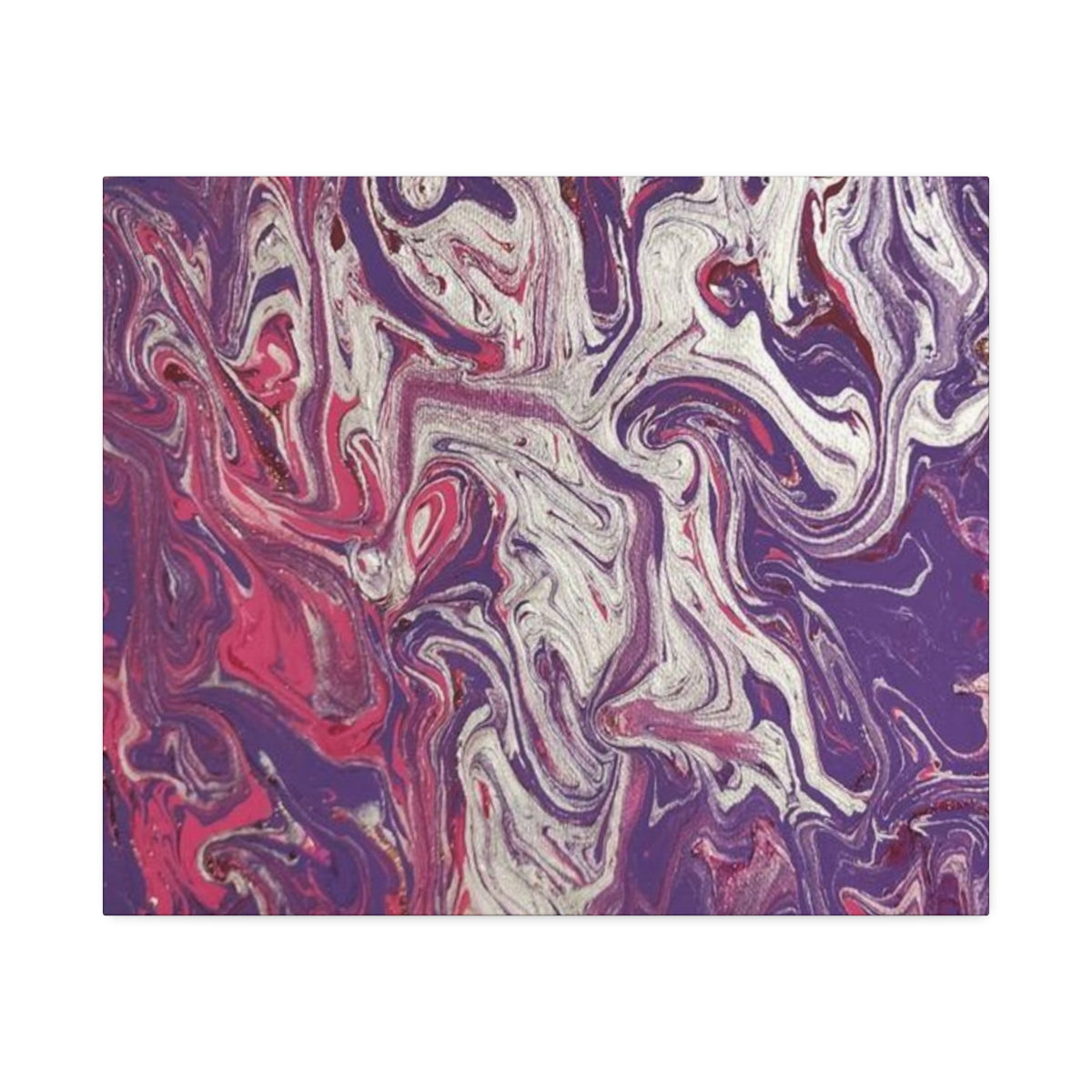 The Original Print "Silver and Purple"