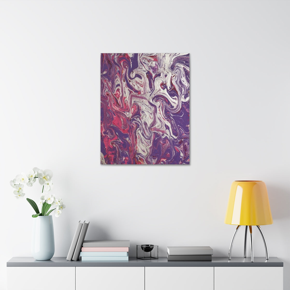The Original Print "Silver and Purple"