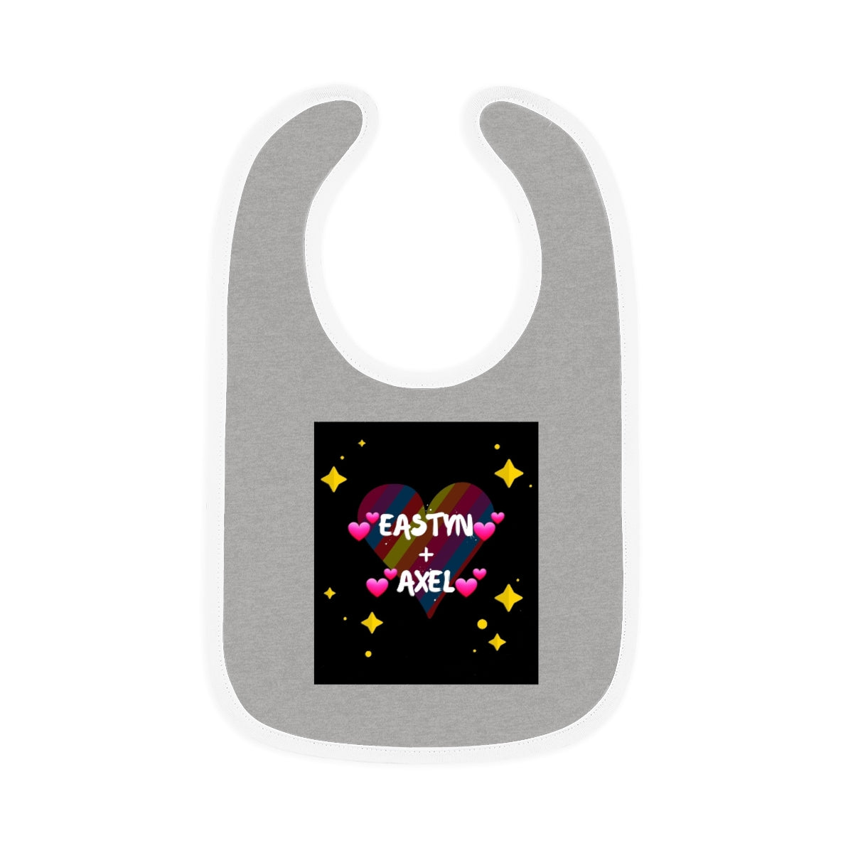 Baby Contrast Trim Jersey Bib