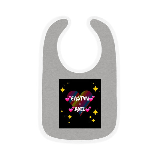 Baby Contrast Trim Jersey Bib