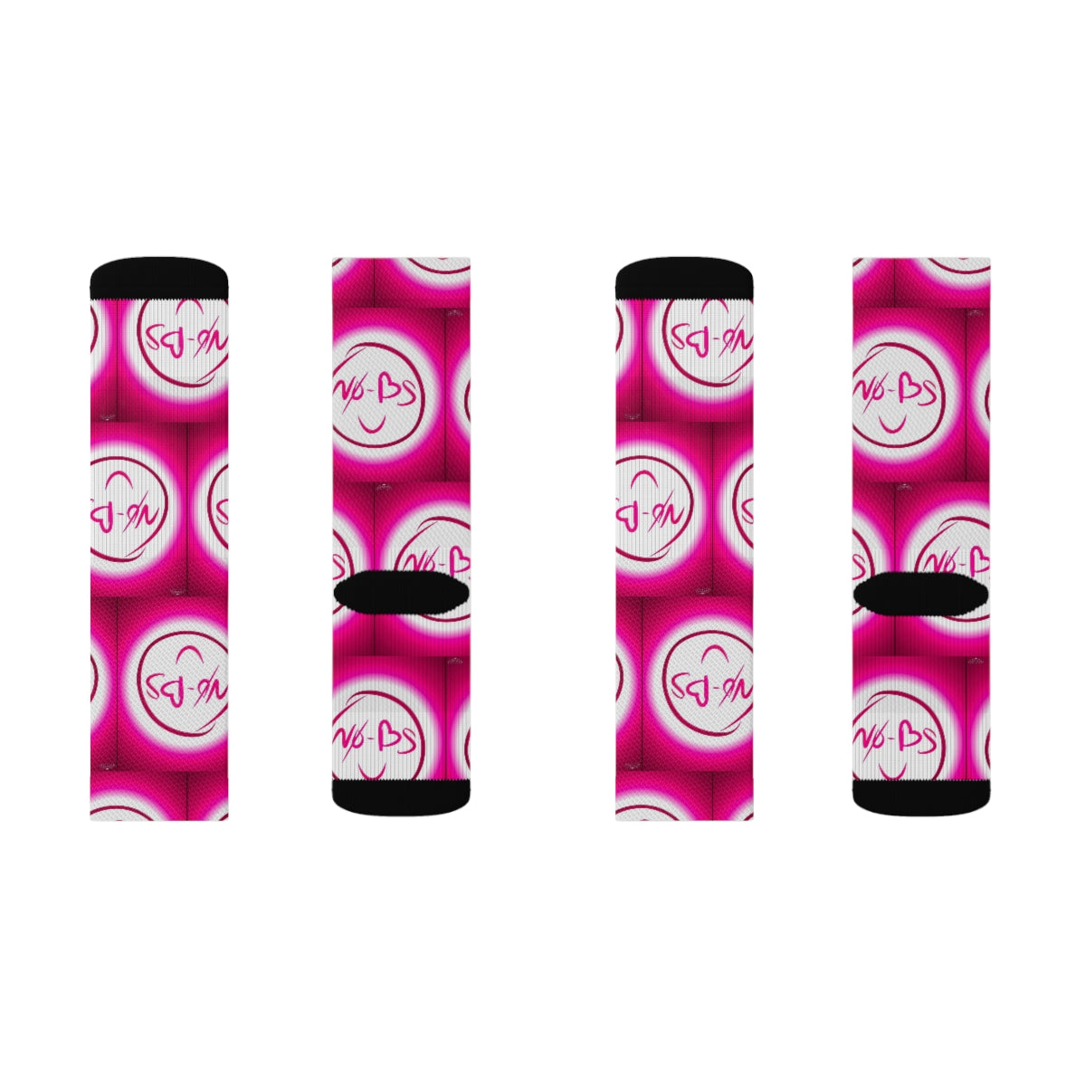 No-Bs Sublimation Socks