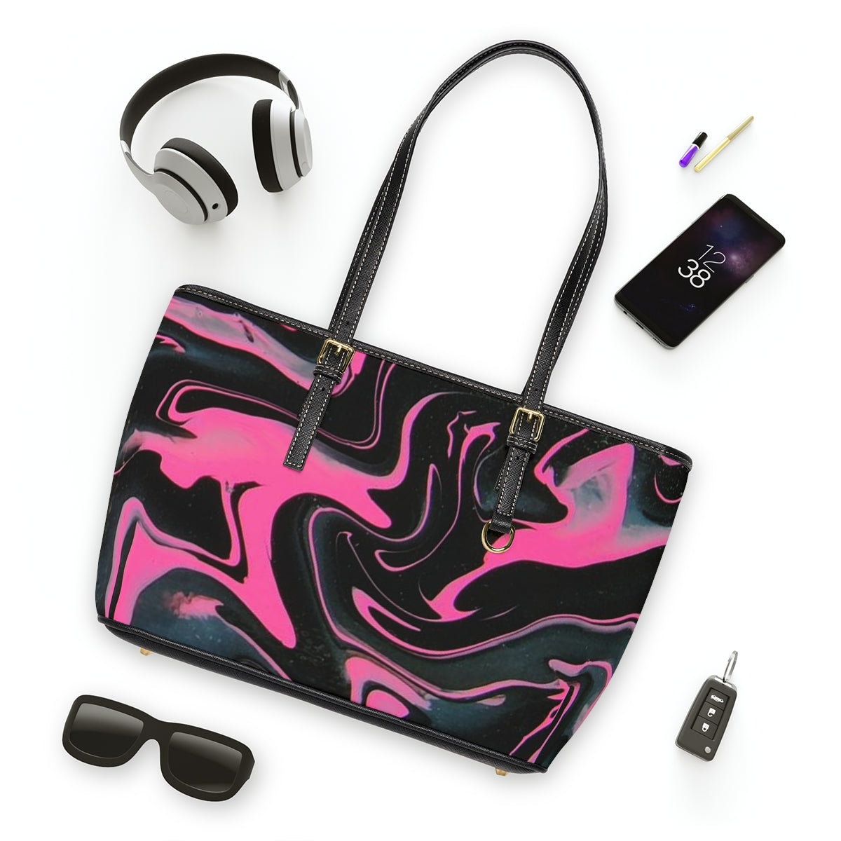 PU Leather Shoulder Bag