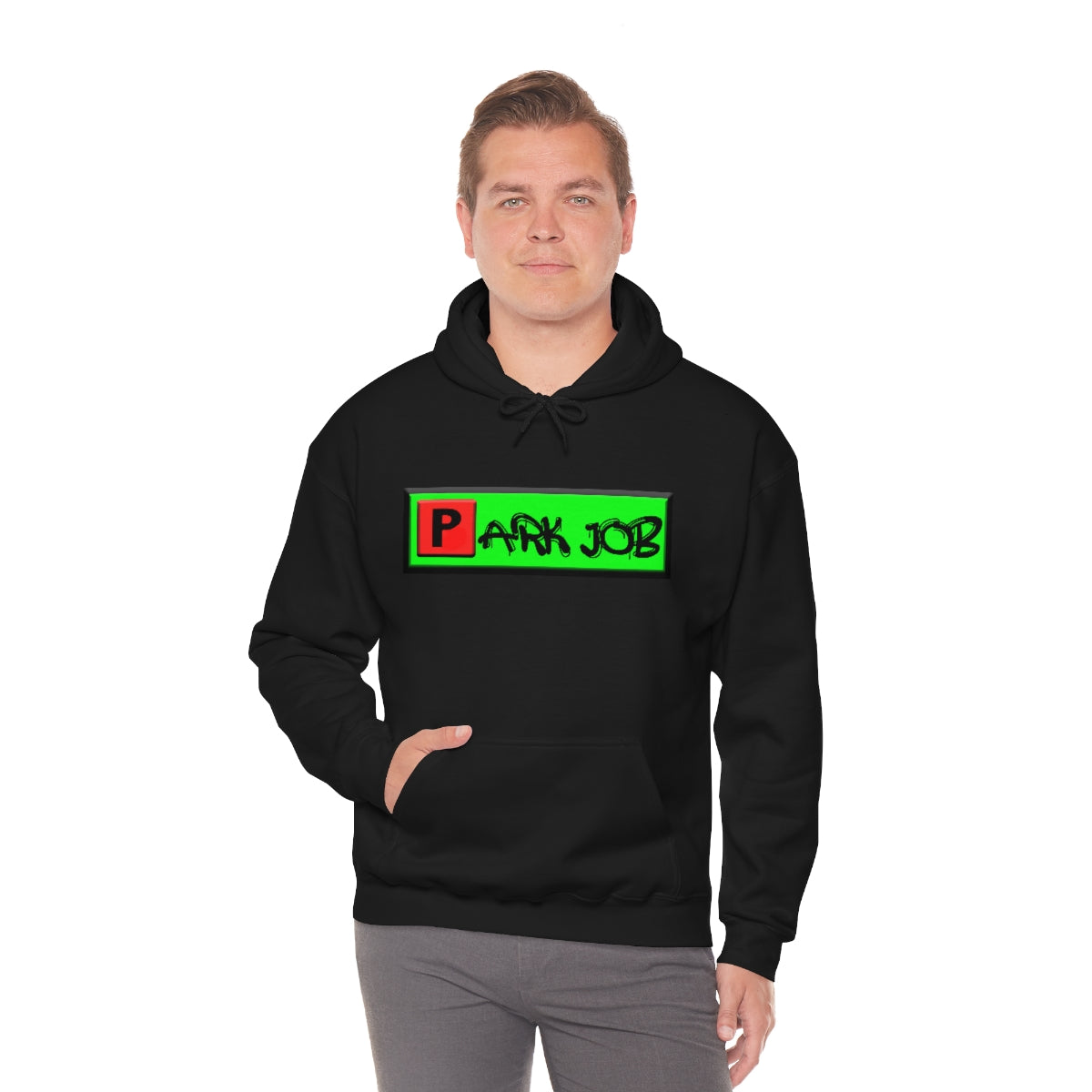 PJ Red and Green Unisex Heavy Blend™ Hooded Sweatshirt
