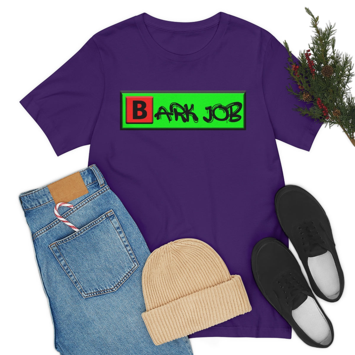 Barkjob Original Pet Branded Clothing Line Unisex Jersey Short Sleeve Tee