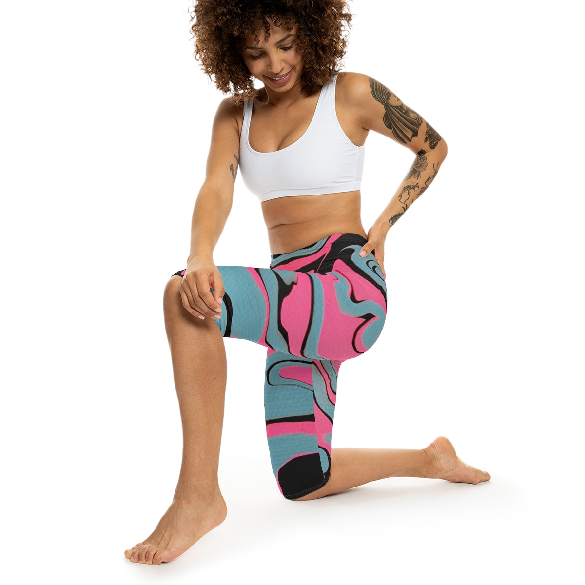 Pj Art Women’s Capri Leggings (AOP)