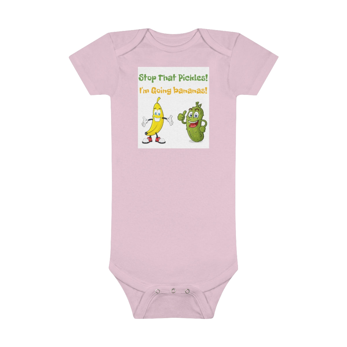 Pickle and Banana Baby Short Sleeve Onesie®