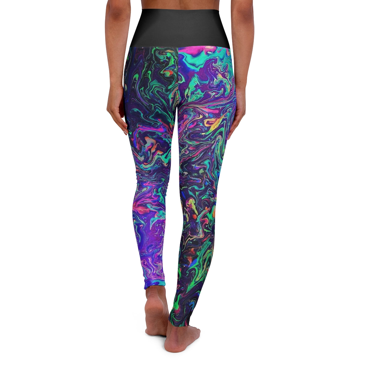 PJ Original Artwork "Afterlife" High Waisted Yoga Leggings