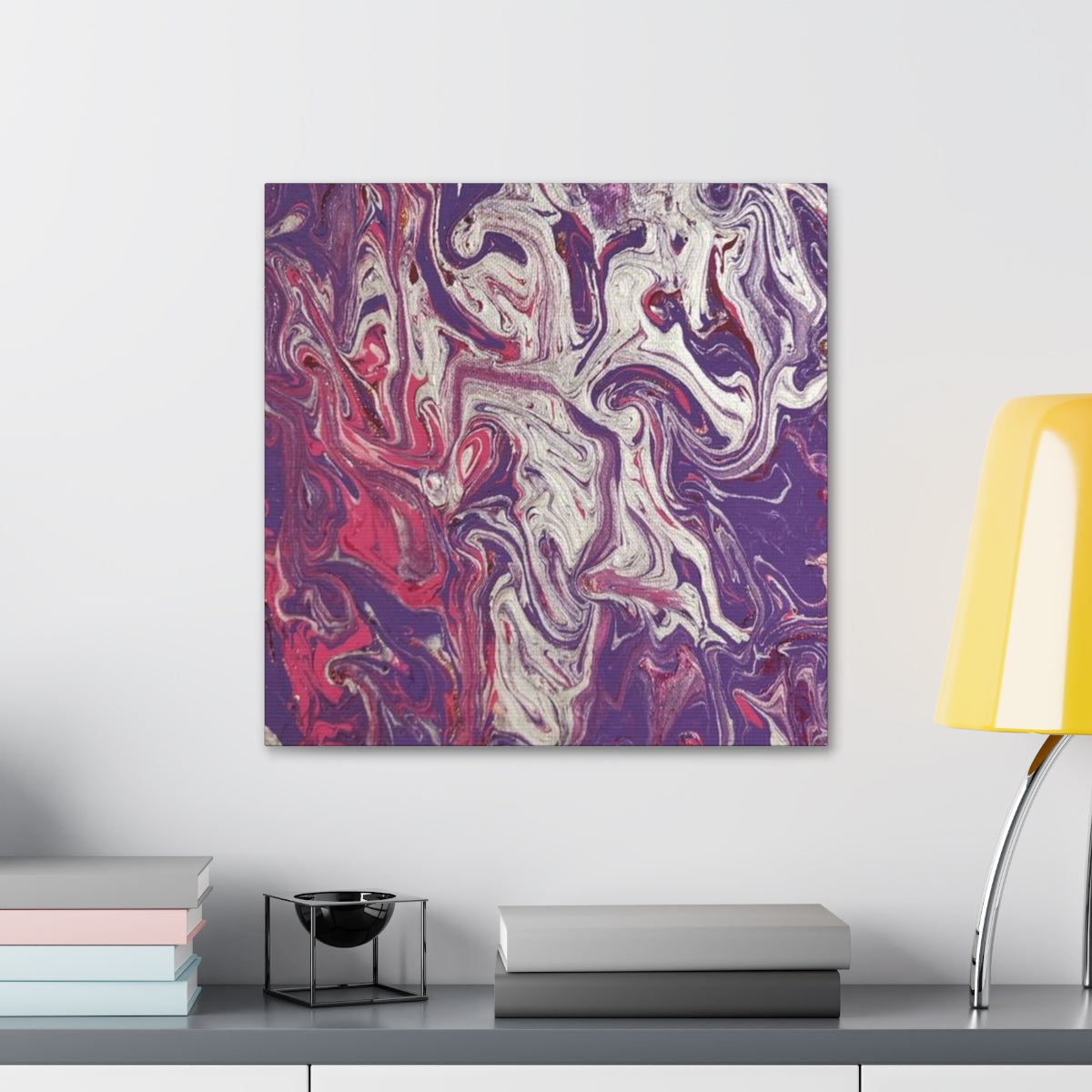 The Original Print "Silver and Purple"