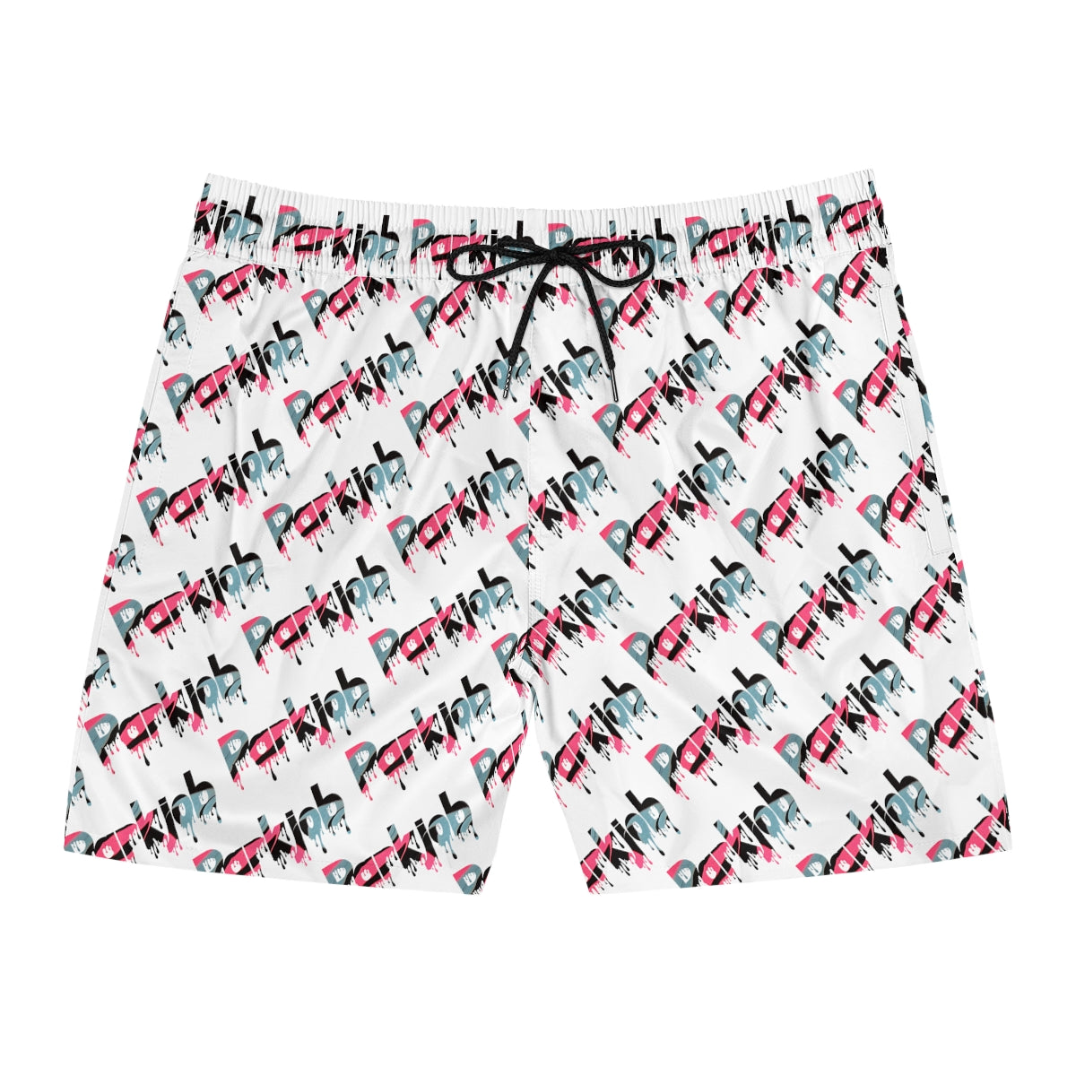 PJ Drip Men's Mid-Length Swim Shorts (AOP)