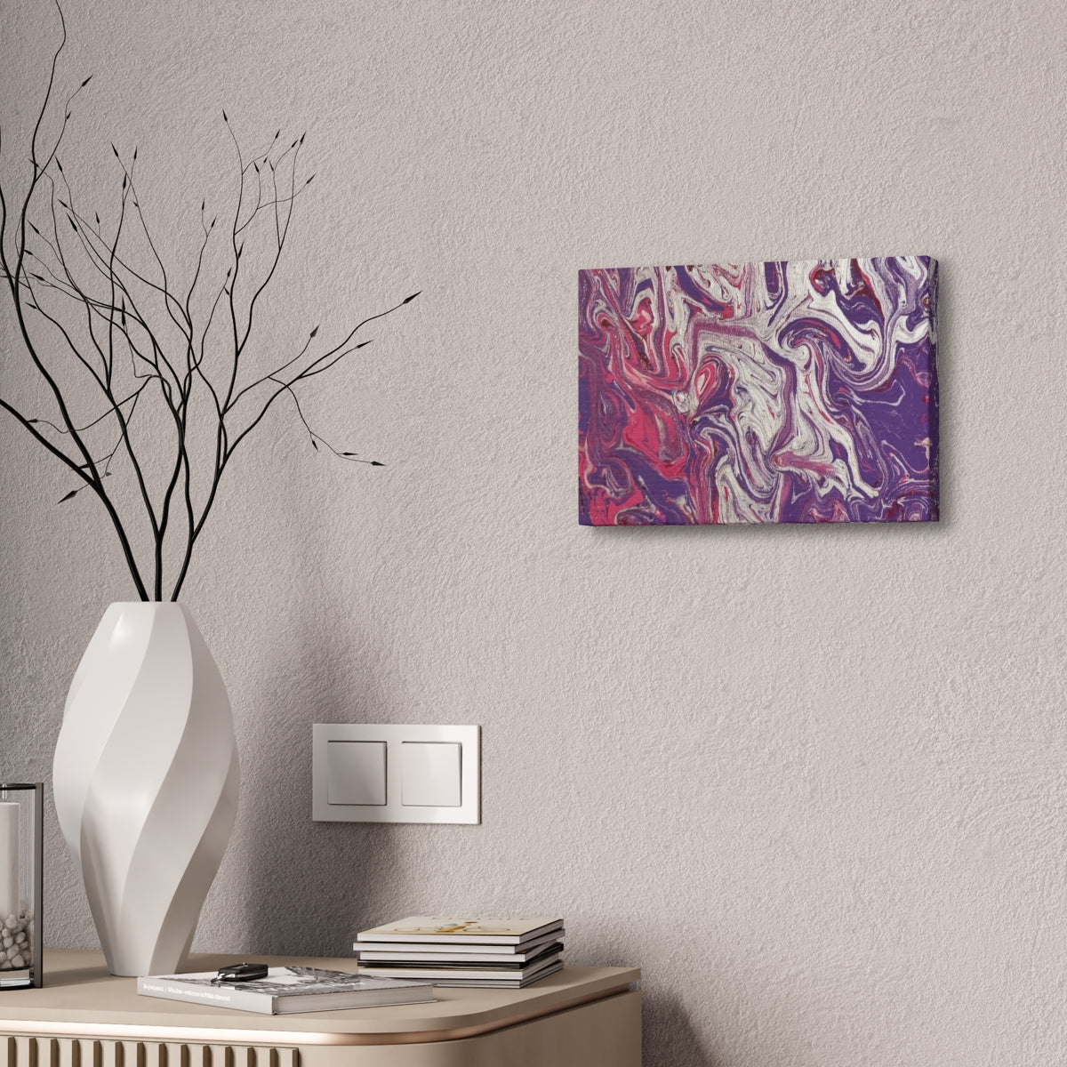 The Original Print "Silver and Purple"