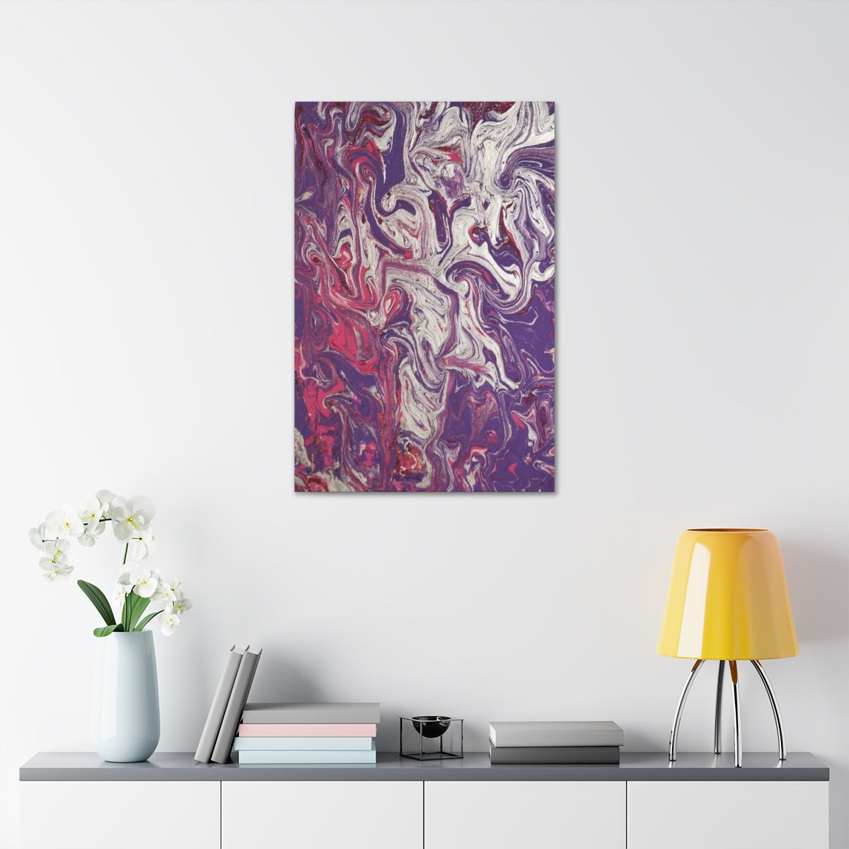 The Original Print "Silver and Purple"