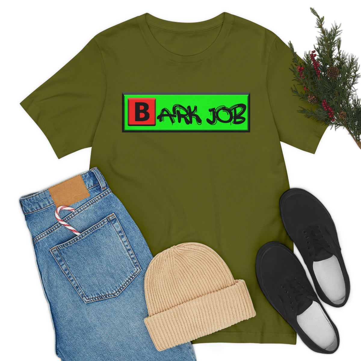 Barkjob Original Pet Branded Clothing Line Unisex Jersey Short Sleeve Tee