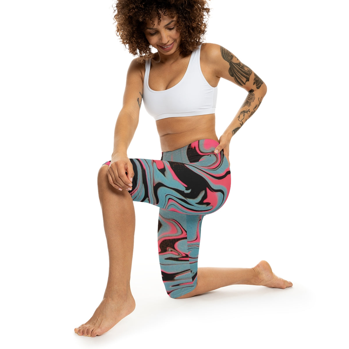 PJ Art Women’s Capri Leggings