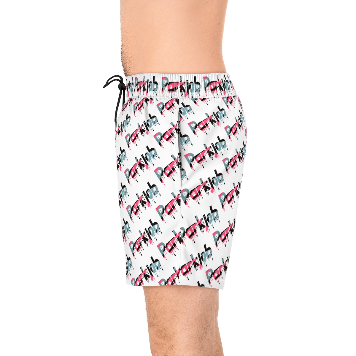 PJ Drip Men's Mid-Length Swim Shorts (AOP)