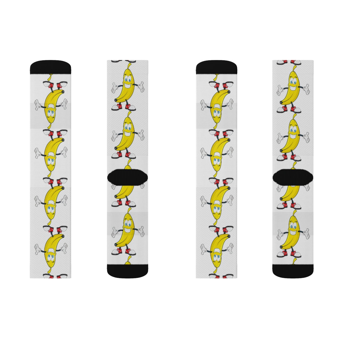 Banana Sublimation Socks