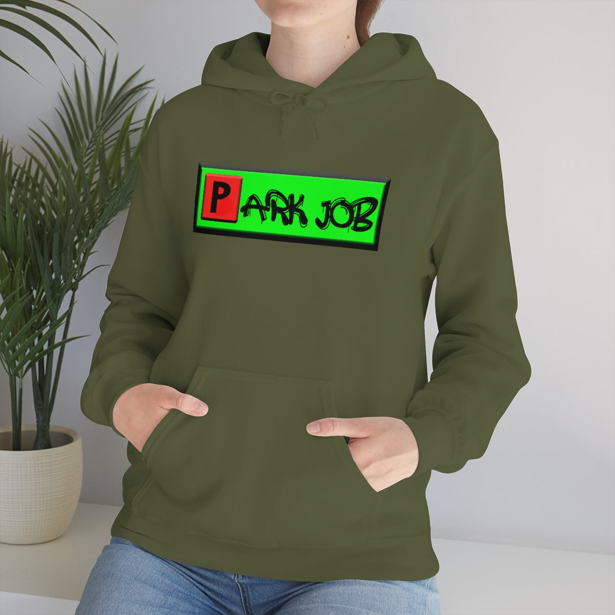 PJ Red and Green Unisex Heavy Blend™ Hooded Sweatshirt