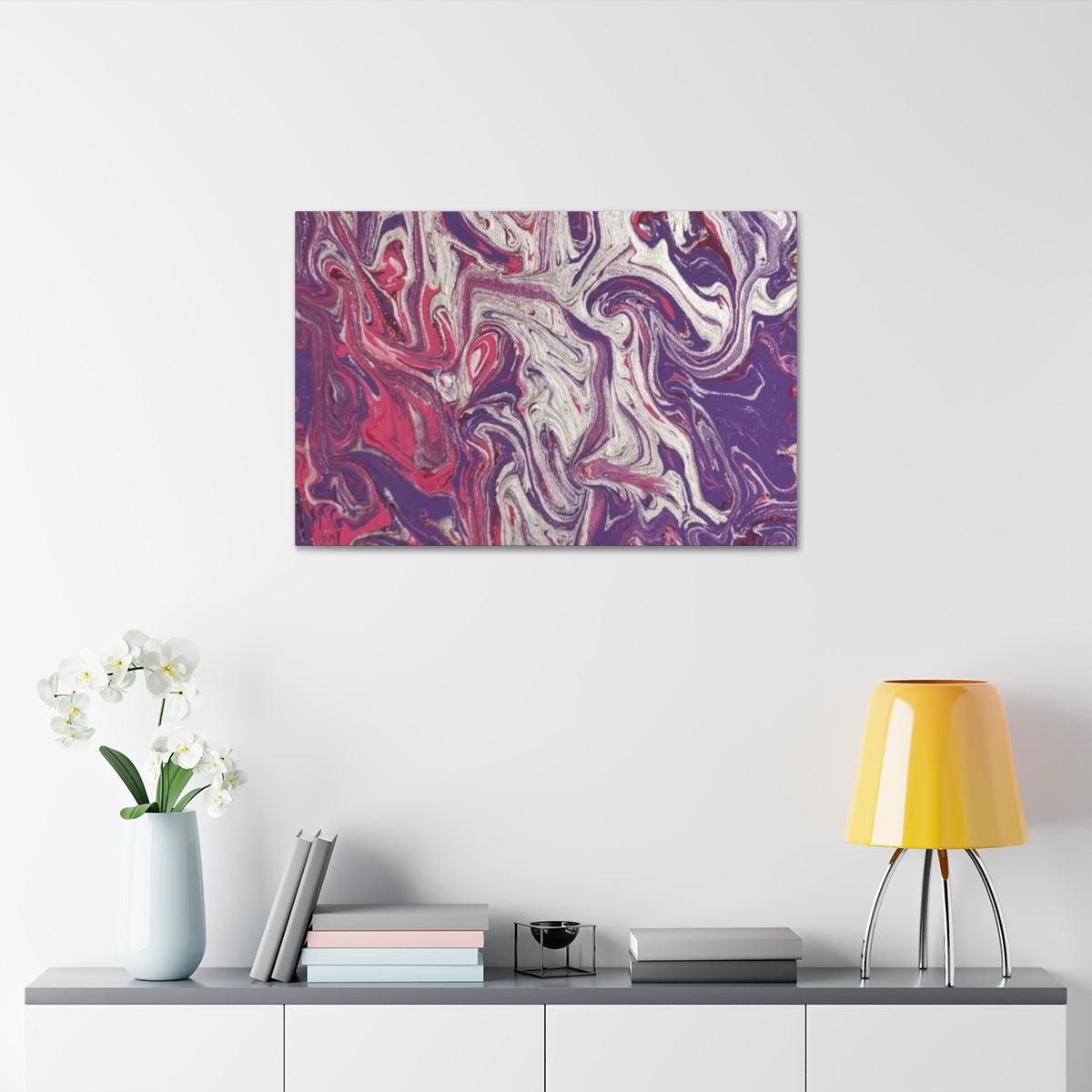 The Original Print "Silver and Purple"