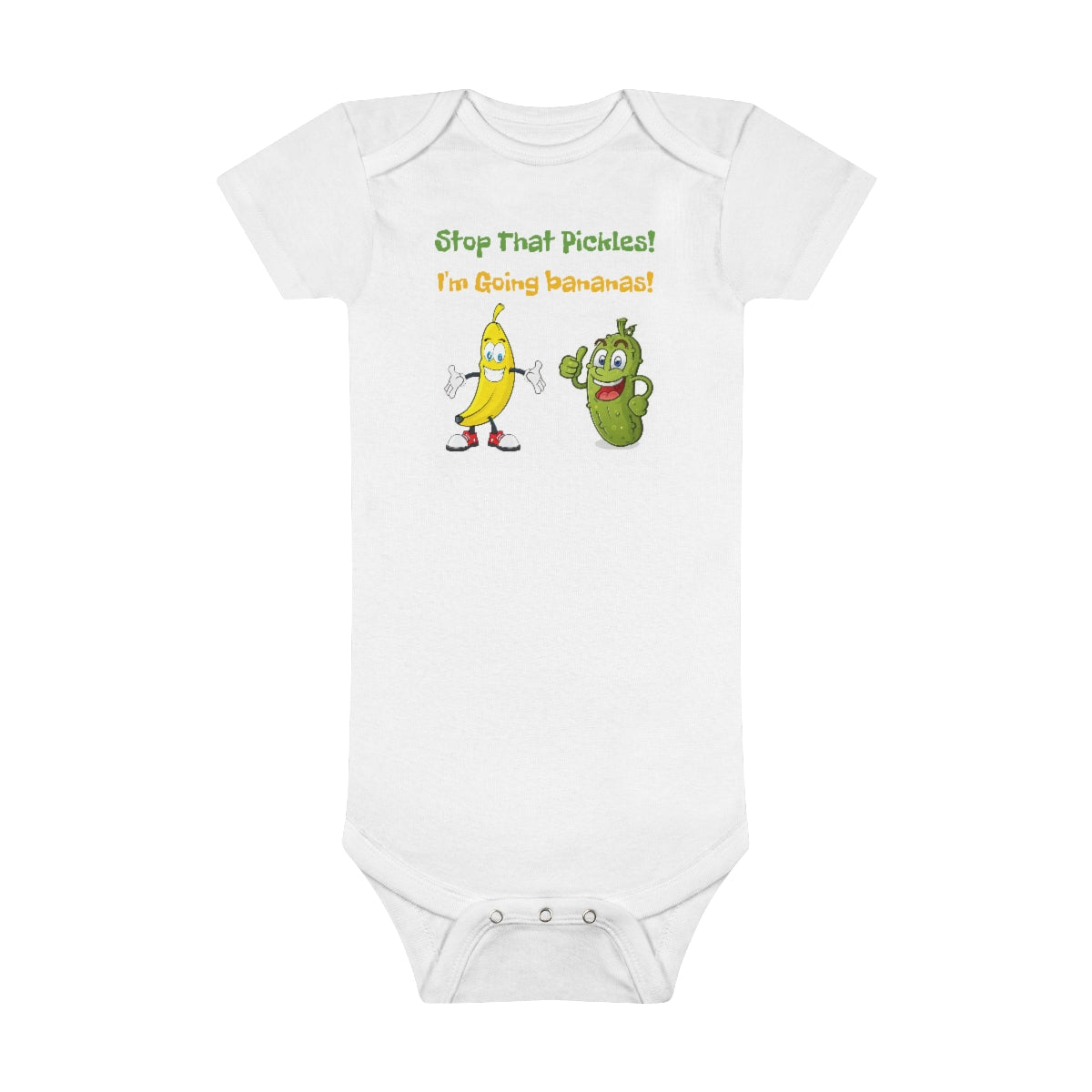 Pickle and Banana Baby Short Sleeve Onesie®