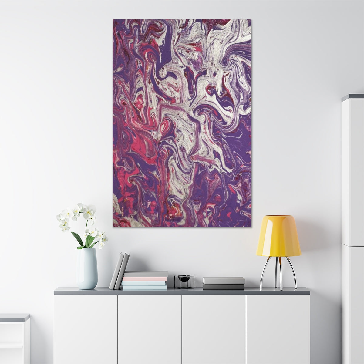 The Original Print "Silver and Purple"