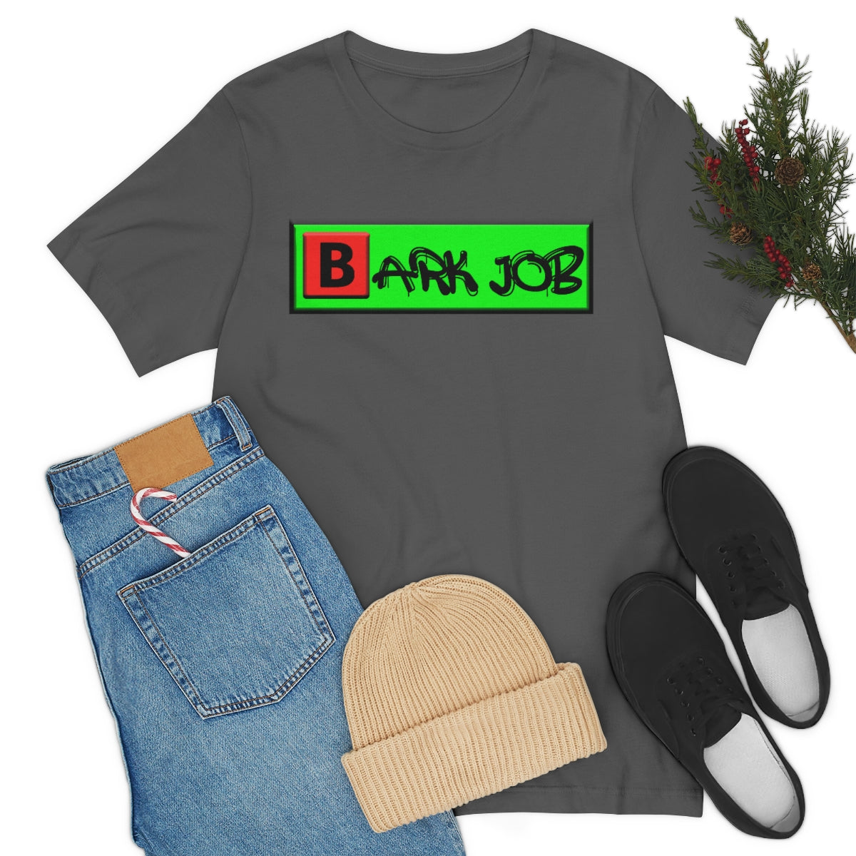 Barkjob Original Pet Branded Clothing Line Unisex Jersey Short Sleeve Tee