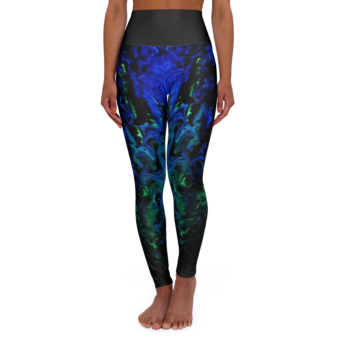 PJ Original Artwork "NightShot" High Waisted Yoga Leggings