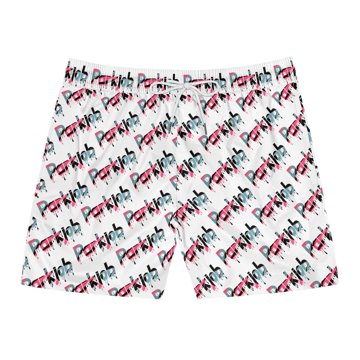 PJ Drip Men's Mid-Length Swim Shorts (AOP)