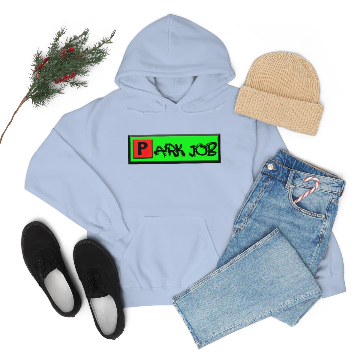 PJ Red and Green Unisex Heavy Blend™ Hooded Sweatshirt
