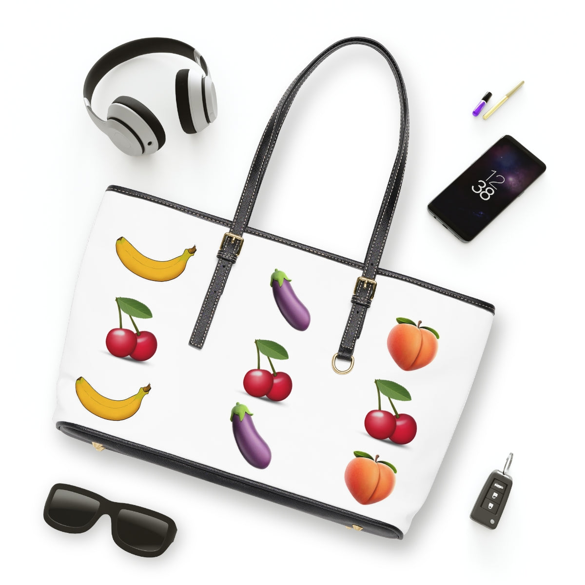 PU Leather Shoulder Bag SlotMachine