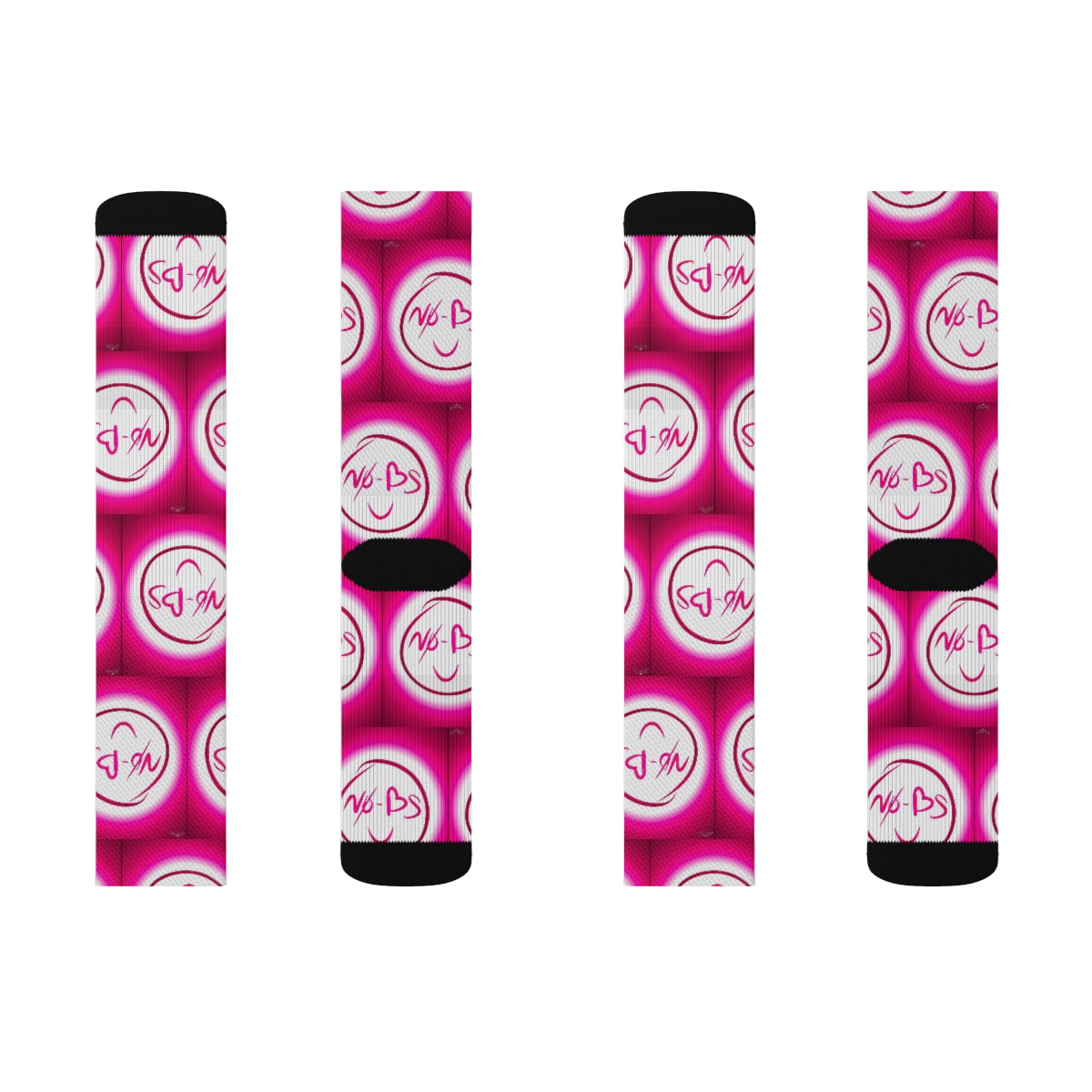 No-Bs Sublimation Socks