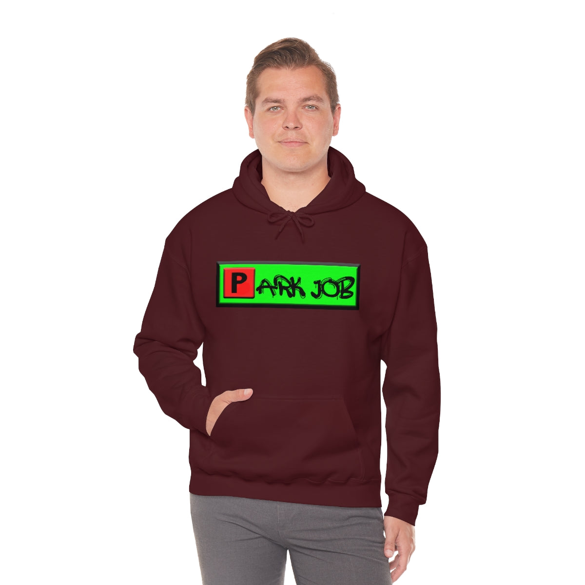 PJ Red and Green Unisex Heavy Blend™ Hooded Sweatshirt