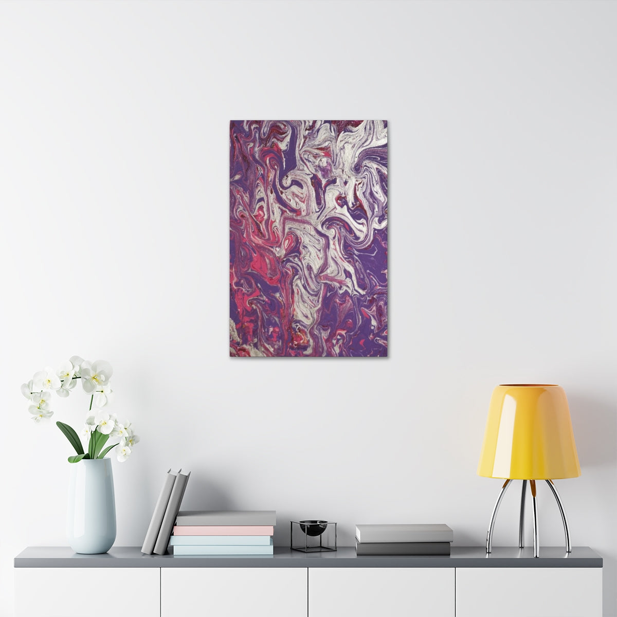 The Original Print "Silver and Purple"