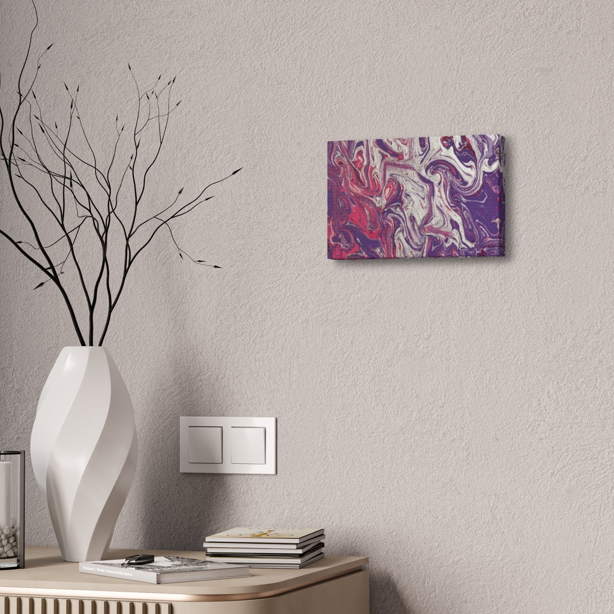 The Original Print "Silver and Purple"