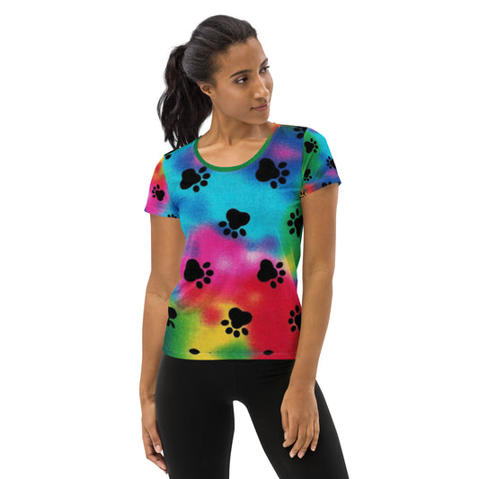 DogDye Women's Athletic T-shirt