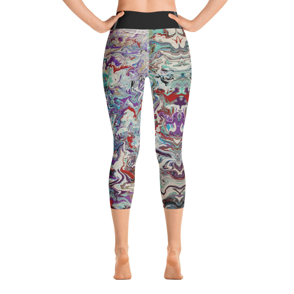 PJ Original Artwork Yoga Capri Leggings