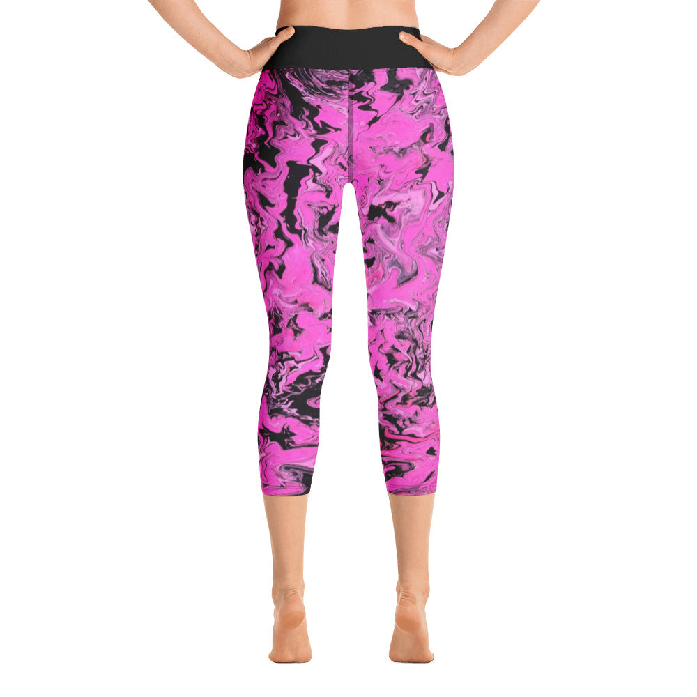 PJ Art Yoga Capri Leggings