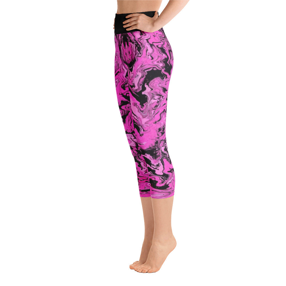 PJ Art Yoga Capri Leggings