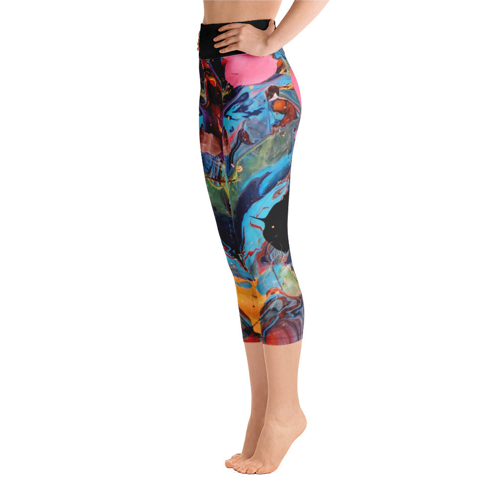 PJ Original Artwork Yoga Capri Leggings