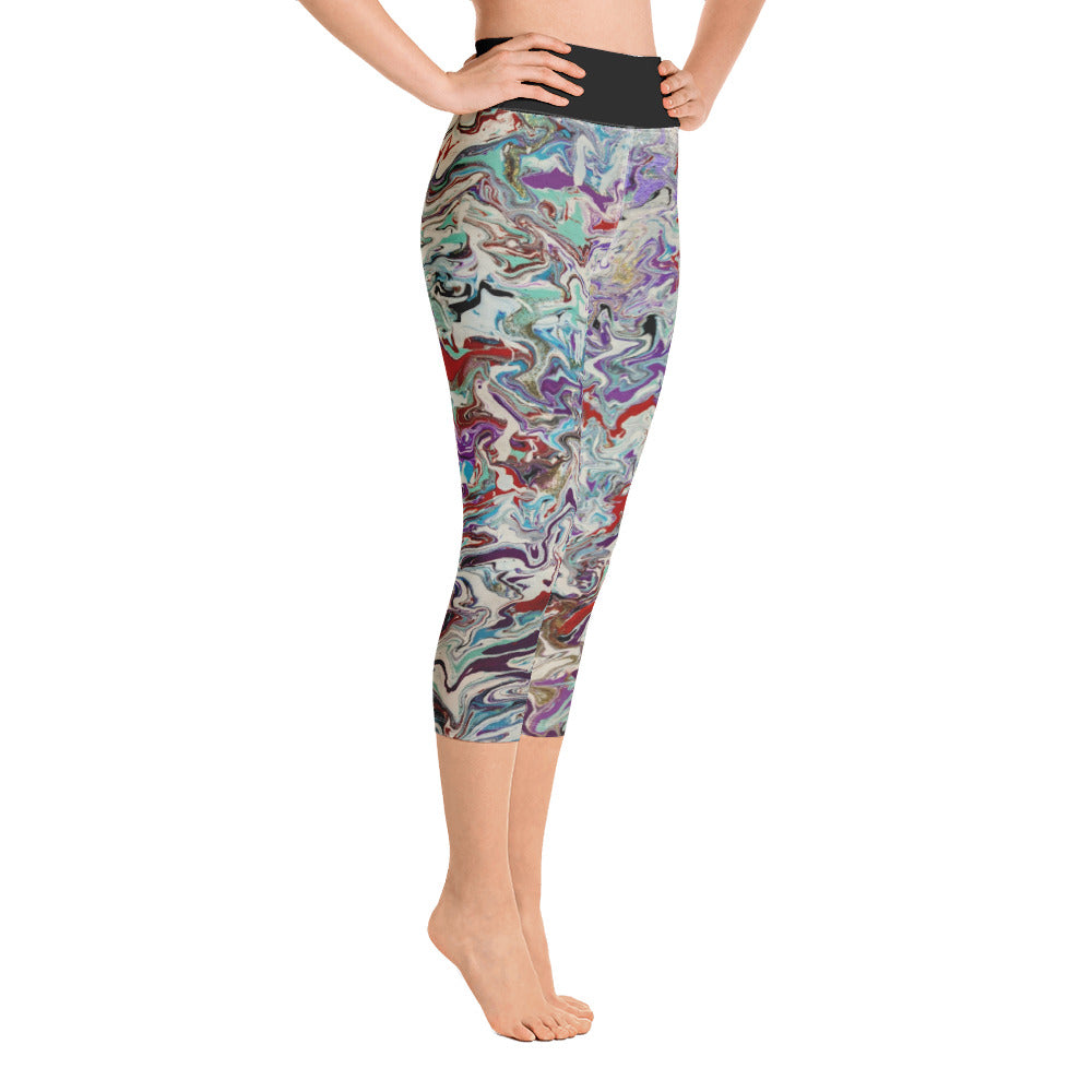PJ Original Artwork Yoga Capri Leggings