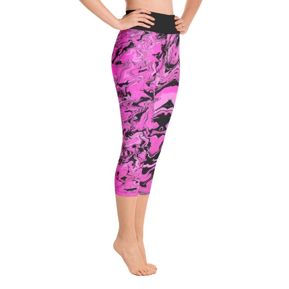 PJ Art Yoga Capri Leggings