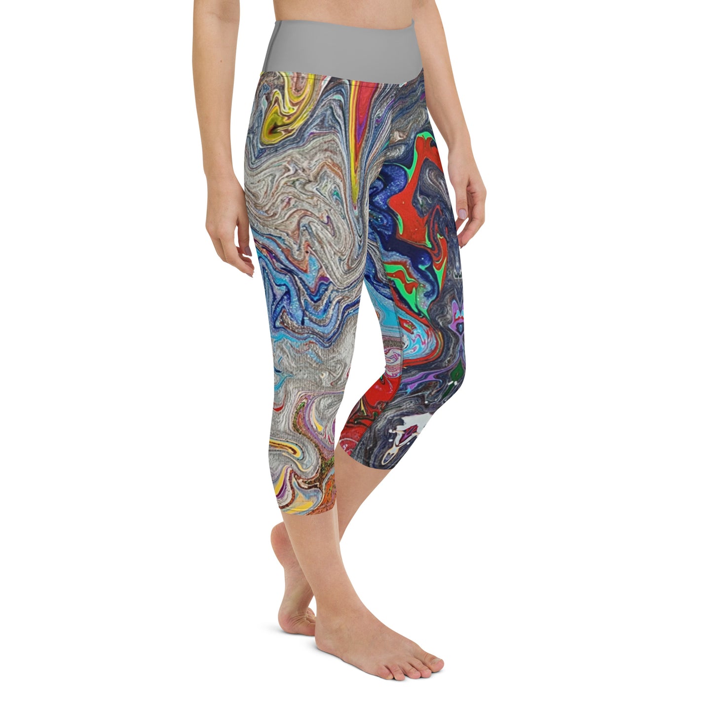 PJ Art Yoga Capri Leggings