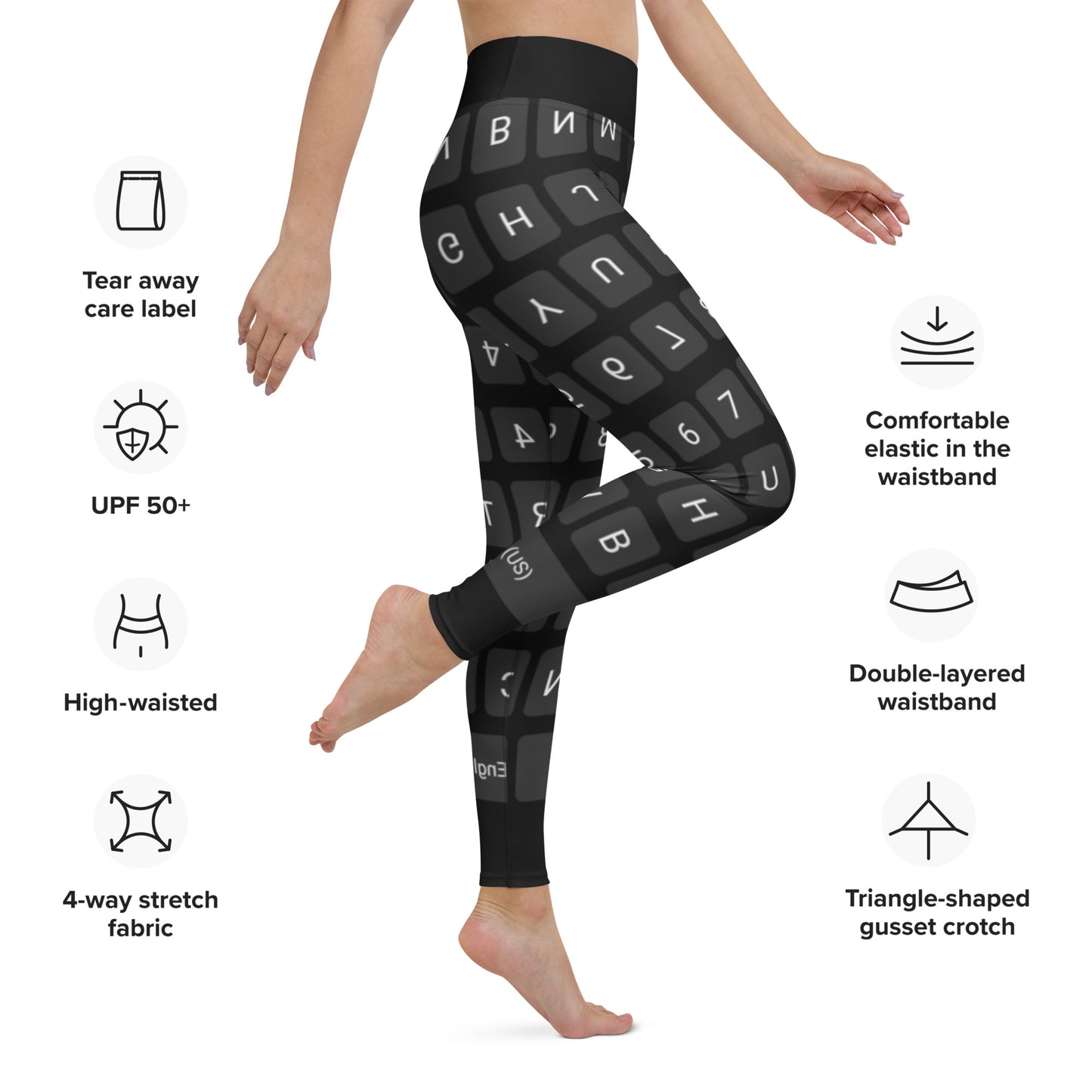 Text Me If You Can Yoga Leggings