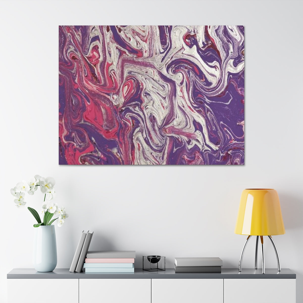 The Original Print "Silver and Purple"