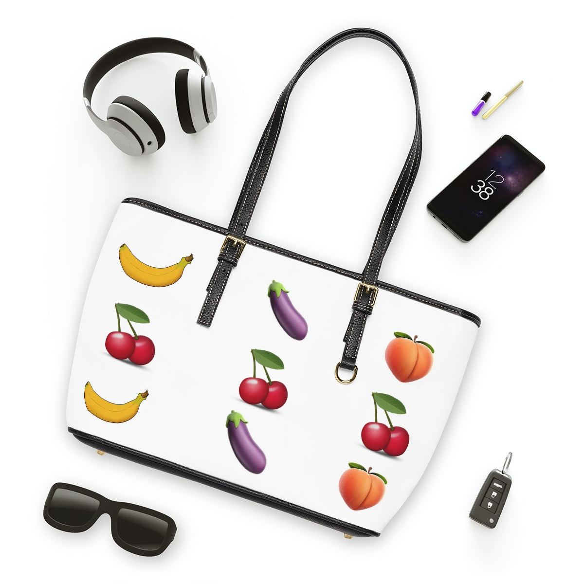 PU Leather Shoulder Bag SlotMachine