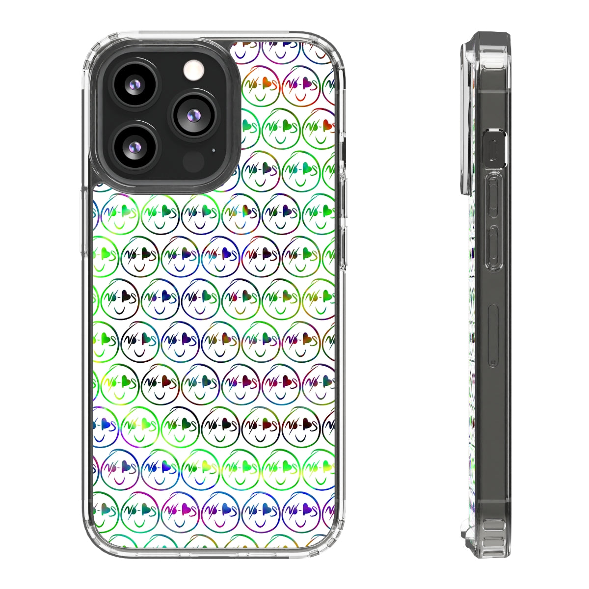 No-Bs TyeDye Print Clear Cases