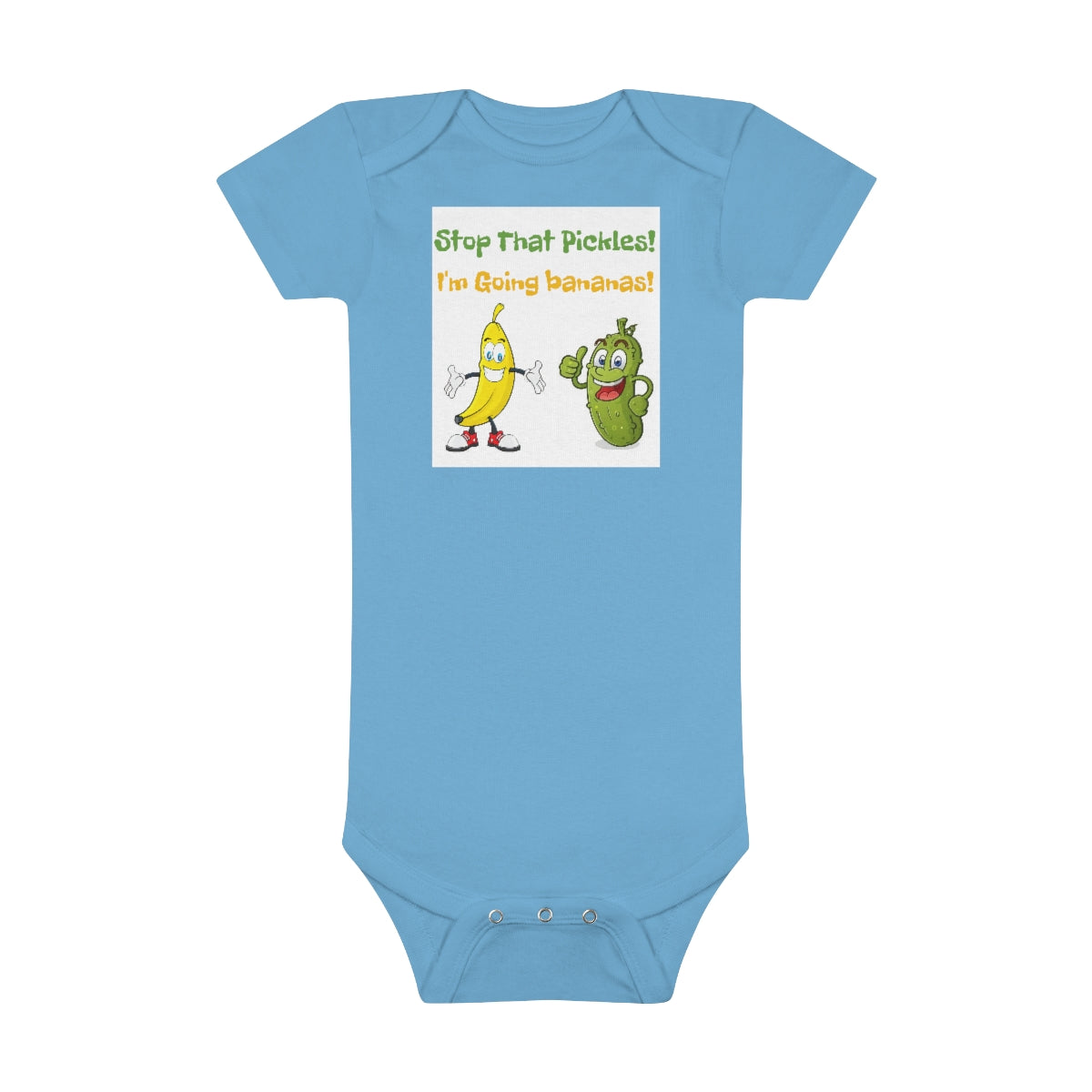 Pickle and Banana Baby Short Sleeve Onesie®