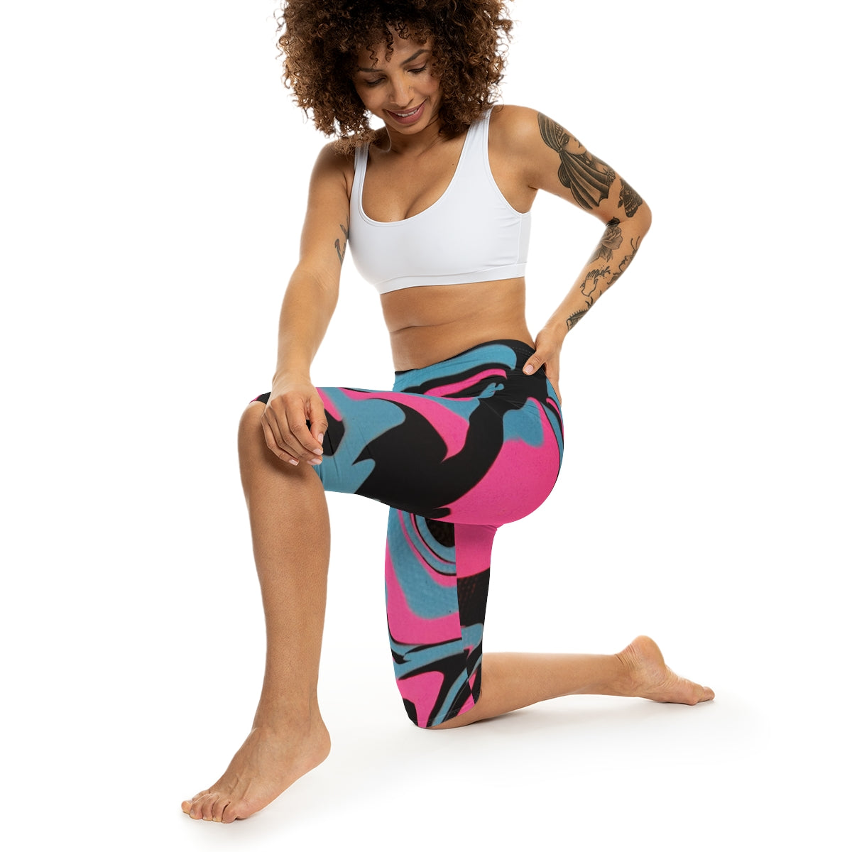 Pj Art Women’s Capri Leggings (AOP)