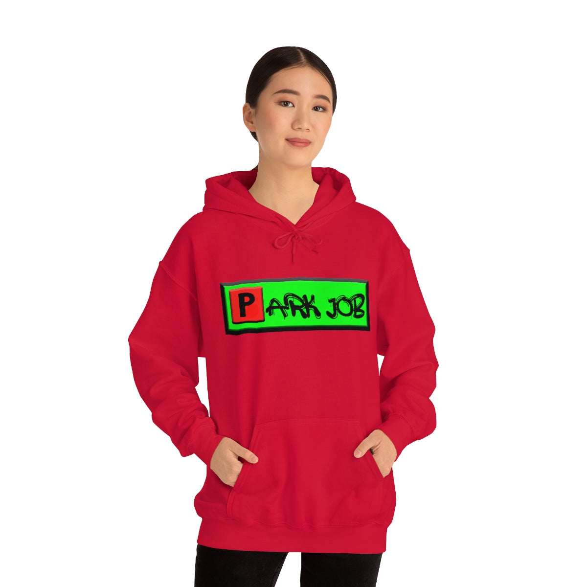 PJ Red and Green Unisex Heavy Blend™ Hooded Sweatshirt